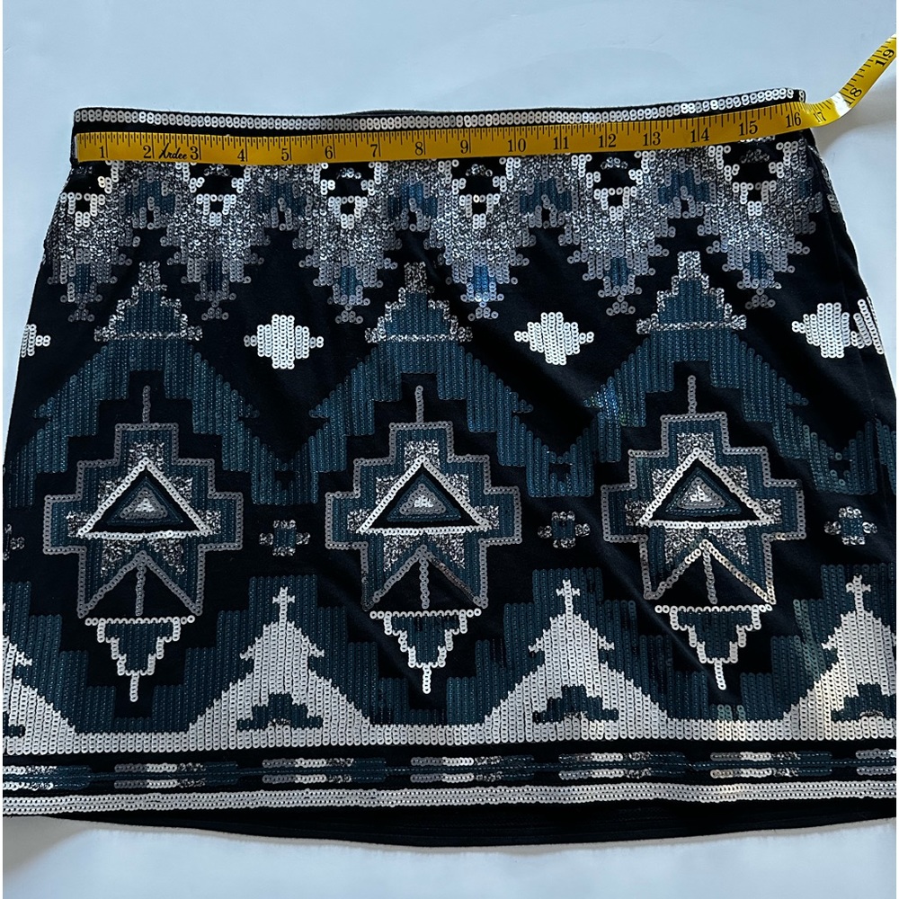 Skirt - Sparkle - grey and blue.  Lined. It is beautiful.  Super comfortable.